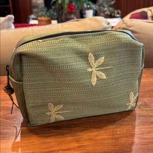 Sally Spicer San Francisco Women’s Dragonfly Cosmetic Bag Clutch Storage Travel
